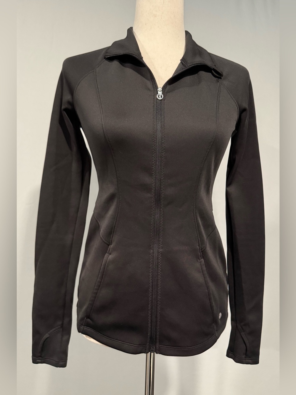 Layer8 Black Zip-Front Active Jacket